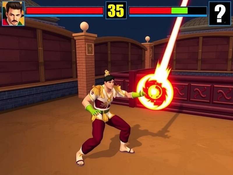 Colorful game interface showing character selection Khiladi Kismet Kick Gameplay Screenshot